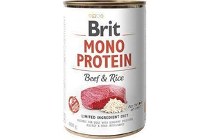 Brit care mono protein konzerv marha-rizs 400g